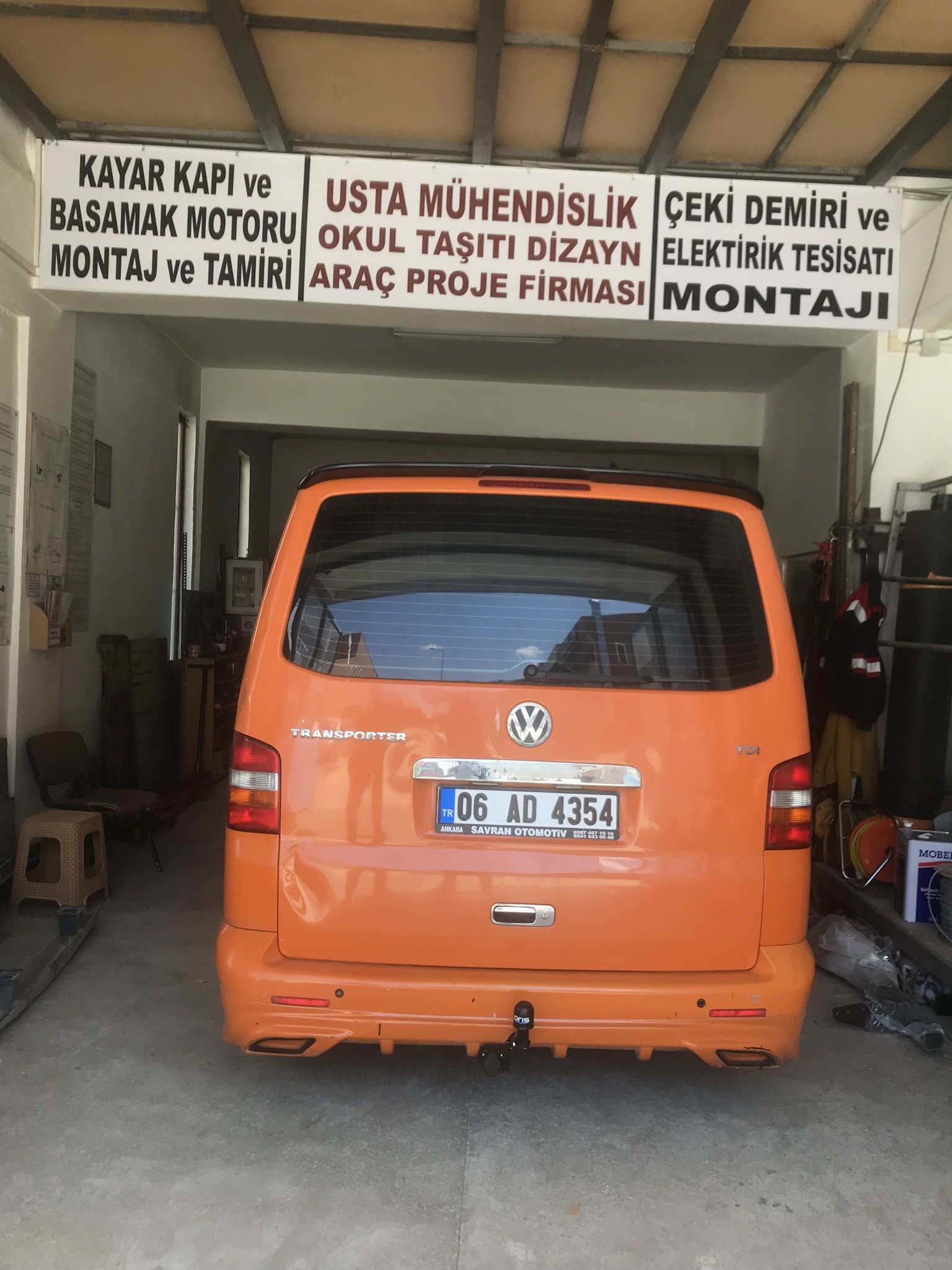 VOLSWAGEN TRANSPORTER /Çeki demiri MONTAJI+ARAÇ PROJE Ankara