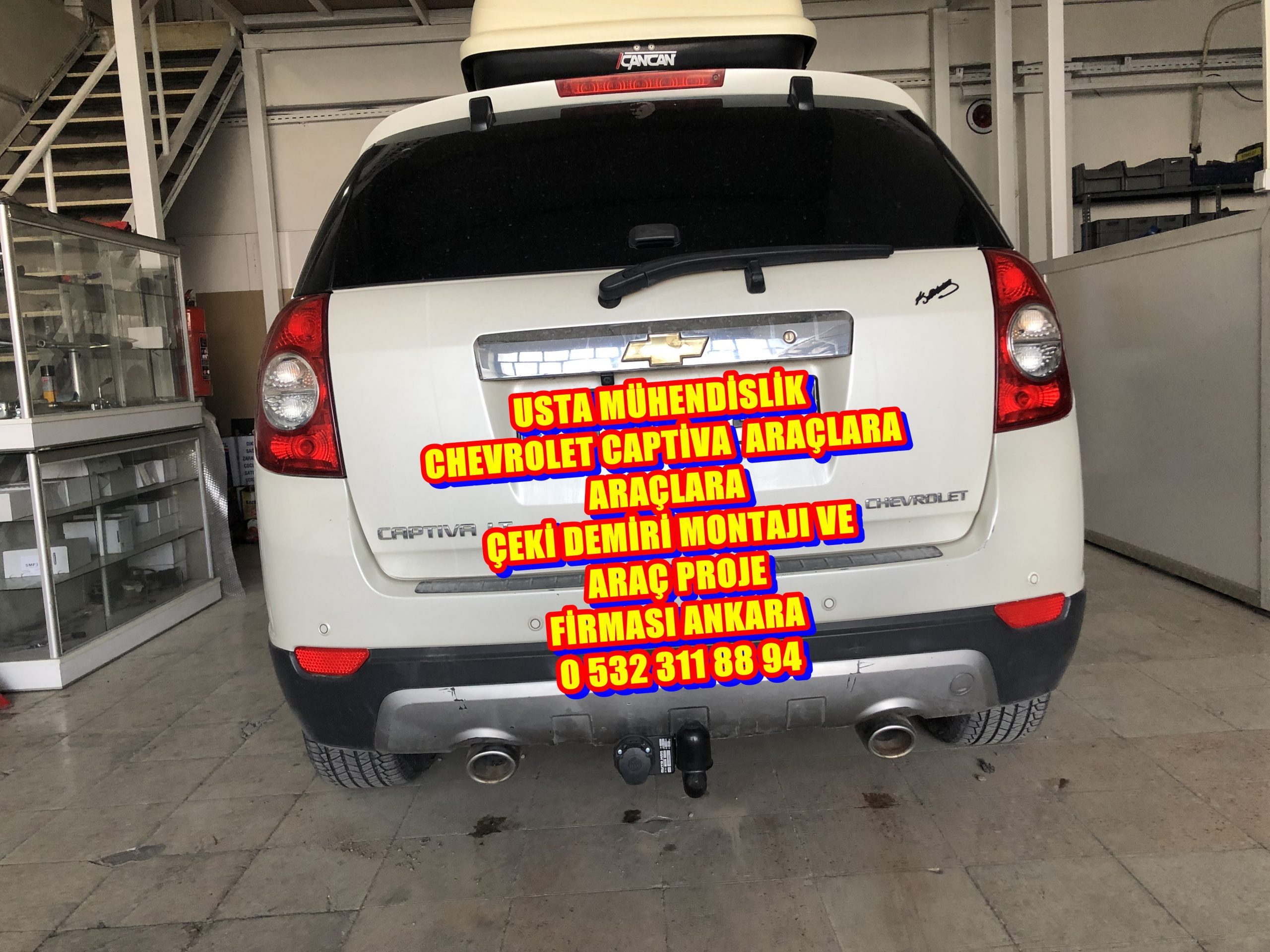 CAPTIVA-CHEVROLET-CEKI-DEMIR-BAGLAMA-MONTAJI-VE-ARAC-PROJE-FIRMASI-ANKARA- USTA MÜHENDİSLİK ÇEKİ DEMİRİ MONTAJLARI 05323118894