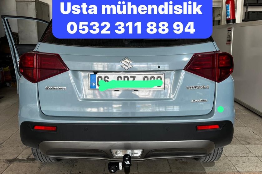 suzuki Ve vıtara çeki demiri takma montajı ve araç proje firması ankara USTA MÜHENDİSLİK 05323118894